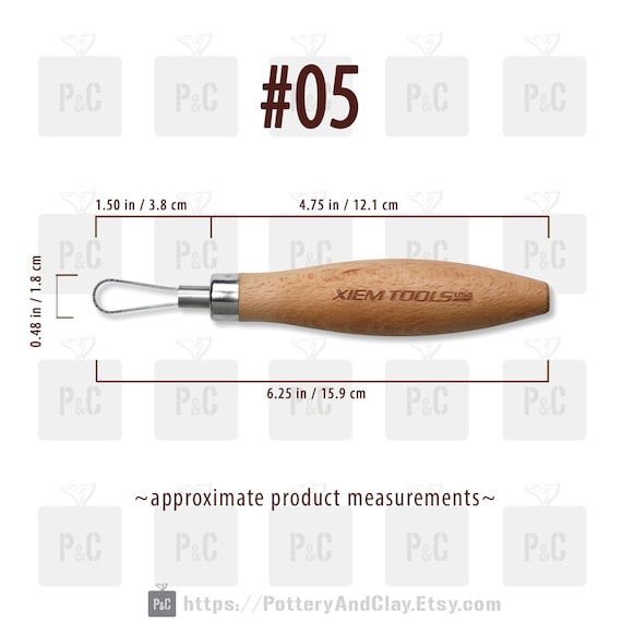 Craft Supplies & Tools 04 PRO Sculpting Loop Rake and Clay Carving Tool