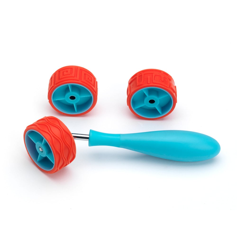 Set clay Pattern and Texture Rollers Xiem Art Roller Mini Sets