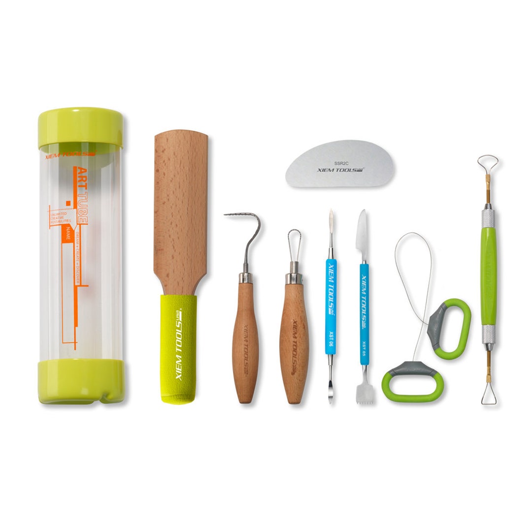 9 SCULPTURE MODELING Tools Kit, Quality Sculpting and Modeling Tool Set, Sculptor's Set, Hand