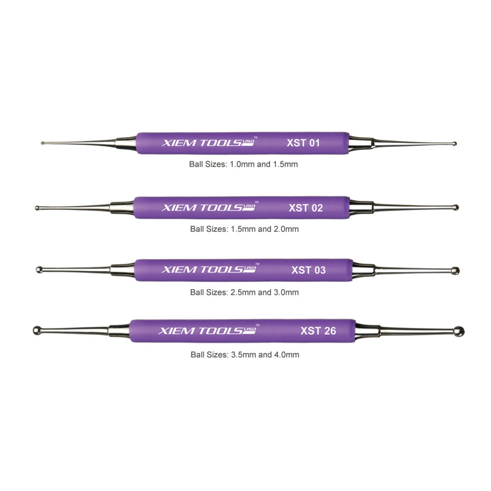 SET Xiem Precision Ball Stylus Tools Quality Stainless Steel Etsy