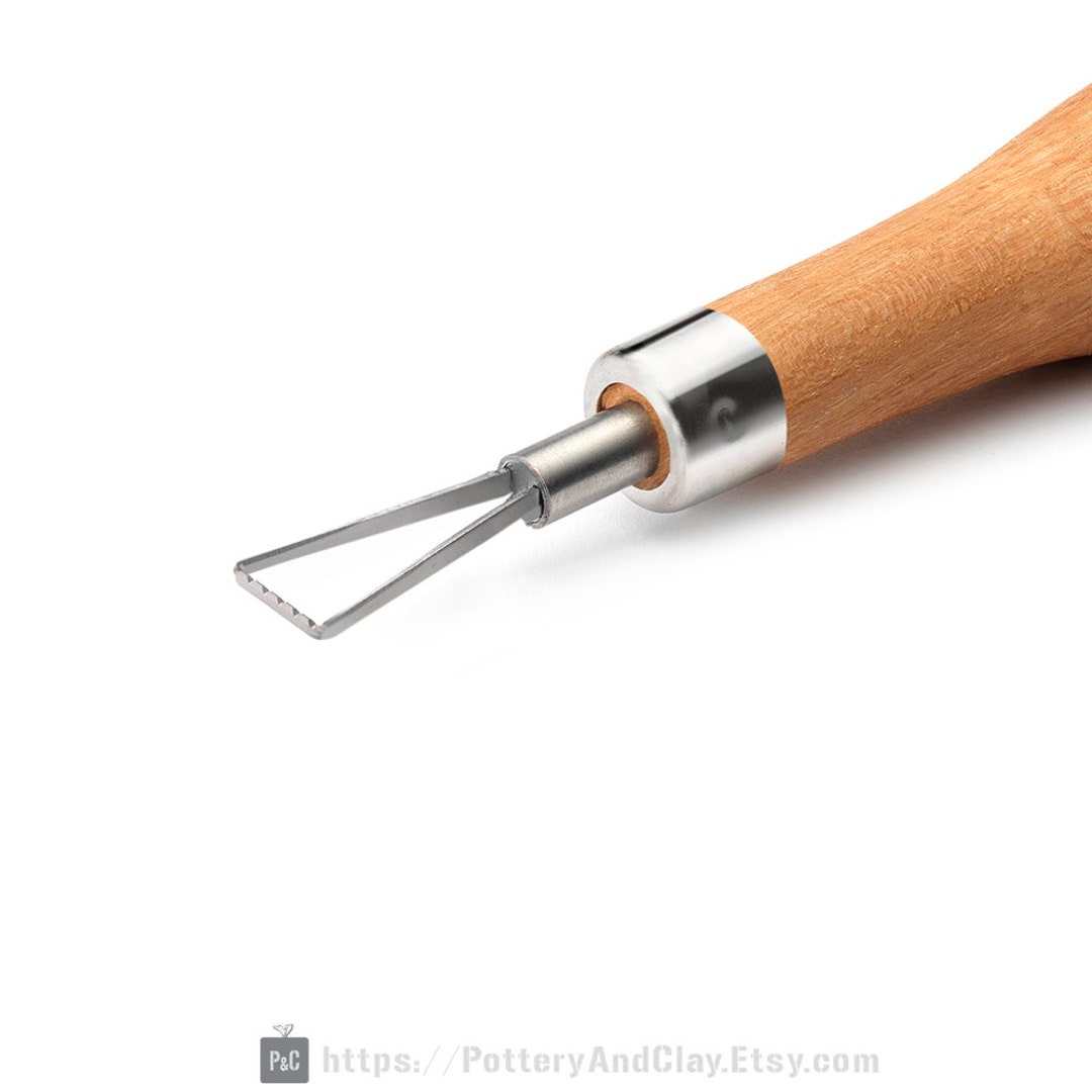 01 PRO Sculpting Triangle Rake and Clay Trimming Tool Pottery Etsy