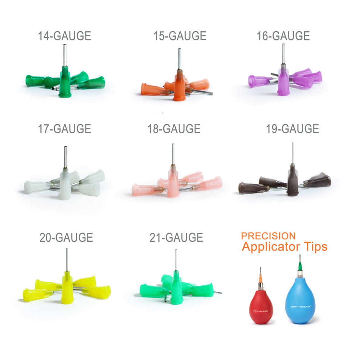 Precision Applicator 5Tips Set 14 15 16 17 18 19 20 21 Gauge Etsy