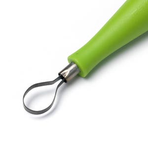 No. 4 Round Loop Trimming Tool for  Hollowing - Sculpting - Shaping - Carving - Cutting - Leather-hard Clay, Wheel-thrown Pottery Tools