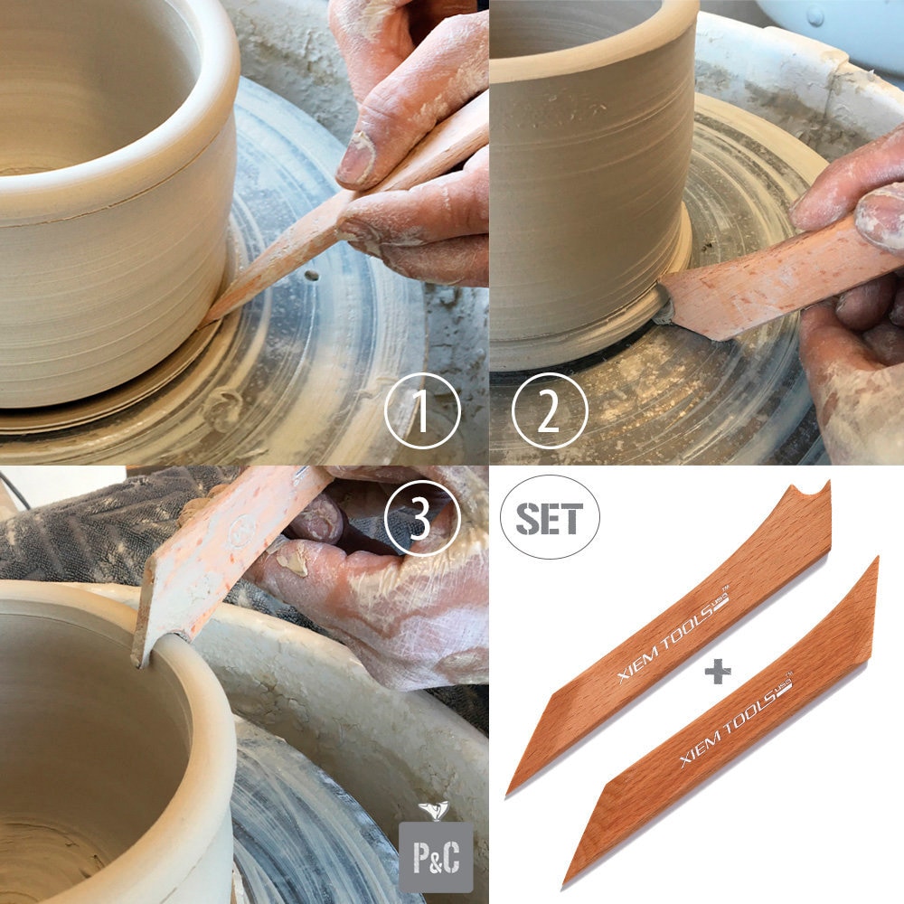 Set Da 8 Pezzi Strumenti Modellare La Ceramica In Argilla Coltello