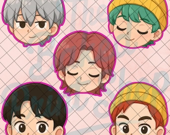 Cute Kpop Hunters Saja Boys Cookie Cutters STL Digital Download Bundle - 30 STLs!!! Images included
