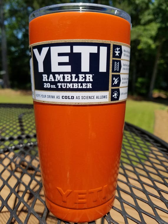orange yeti colster