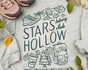 Stars Hollow Hiking Club sweatshirt