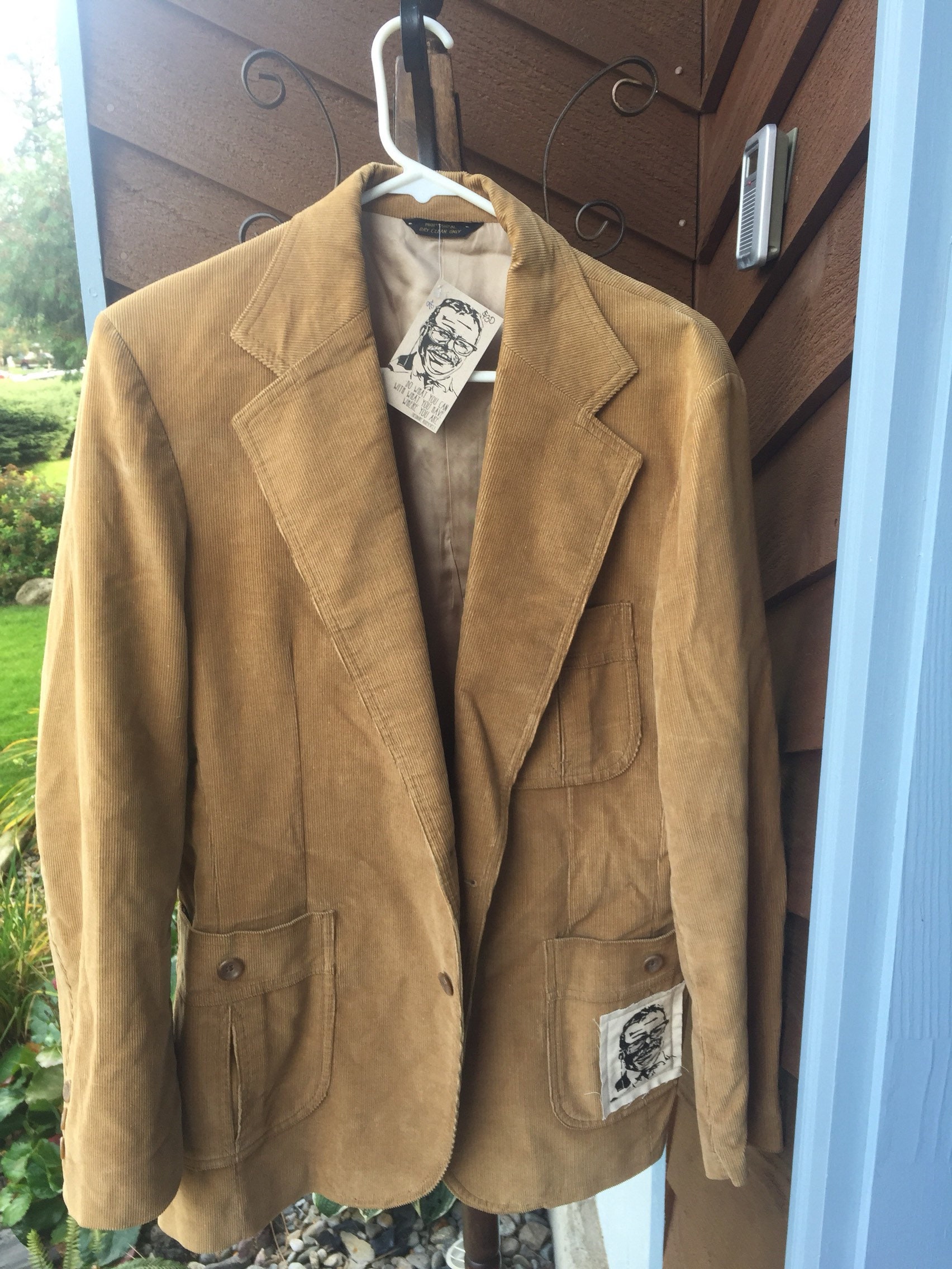 corduroy suit jacket