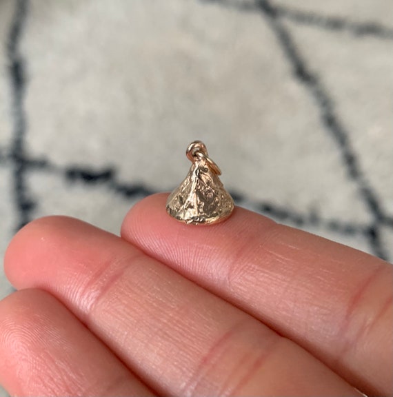 14k Yellow Gold Hershey’s Kiss Charm