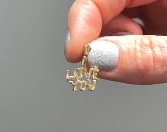 Vintage ‘I Love You’ in 14k Yellow Gold