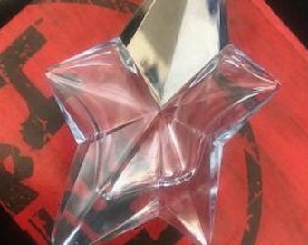 Angel Thieu Mugler Crystal Star Bottle EMPTY France Vintage used empty and still very lovely.