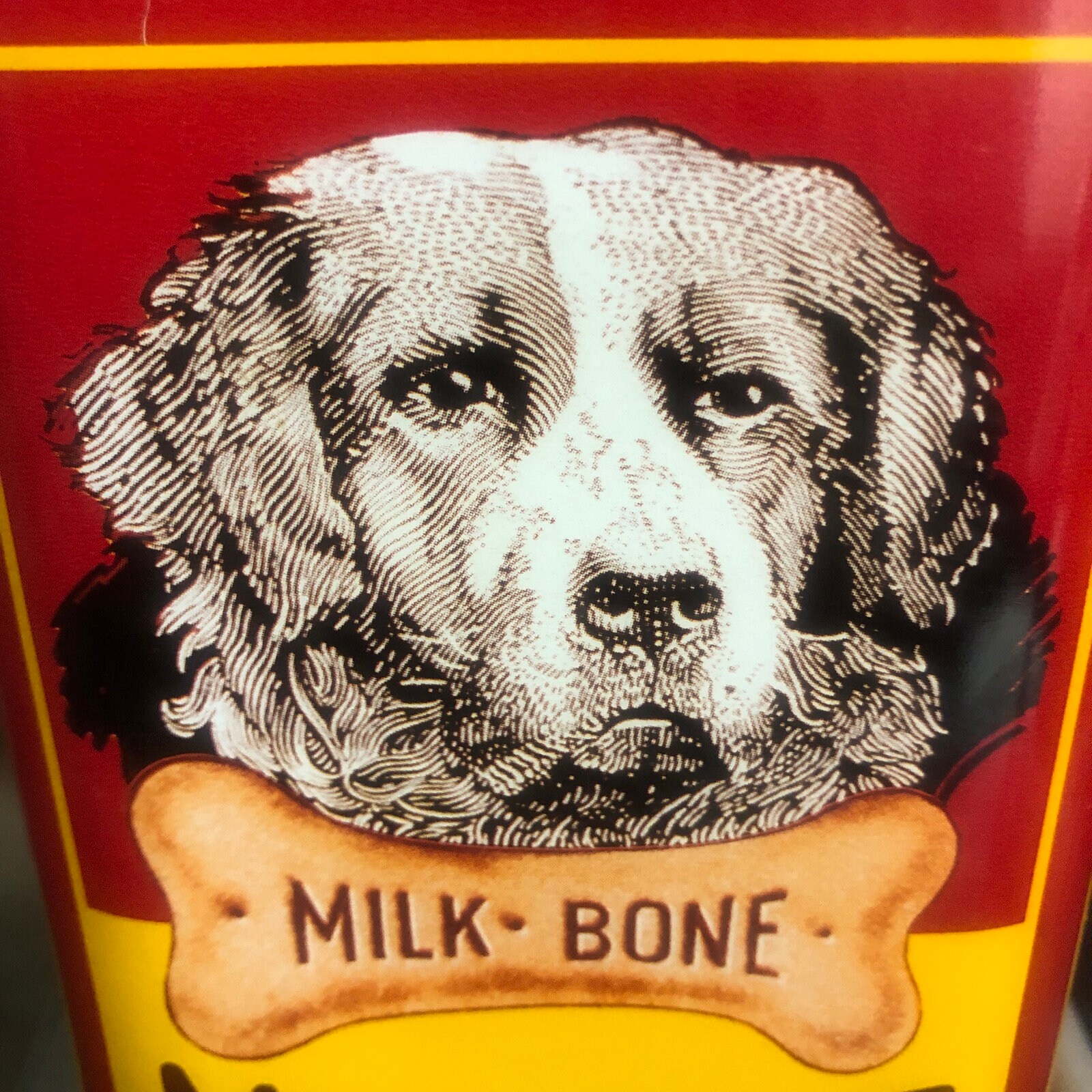 Milk bone tin discount