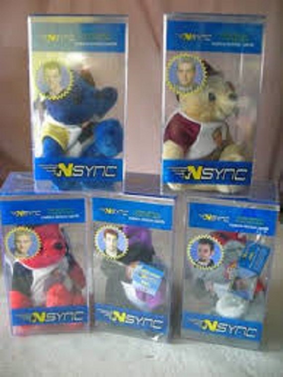 5 NSYNC Bears Chris Joey Justin Lance JC All Sealed in