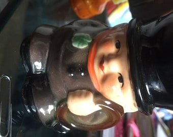 Goebel Toby Mug Irish Chimney Sweep Has Green Four Leaf Clover on Lapel .... From Germany