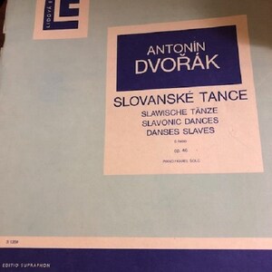 Antonin Dvorak Slovanske Tance Op. 46 Piano/Karel Solo 1990