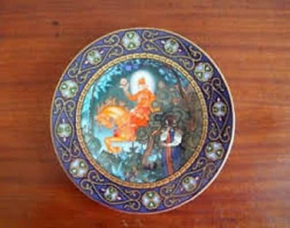 Villeroy & Boch Heinrich Russian Fairy Tale Plate Vassilissa the