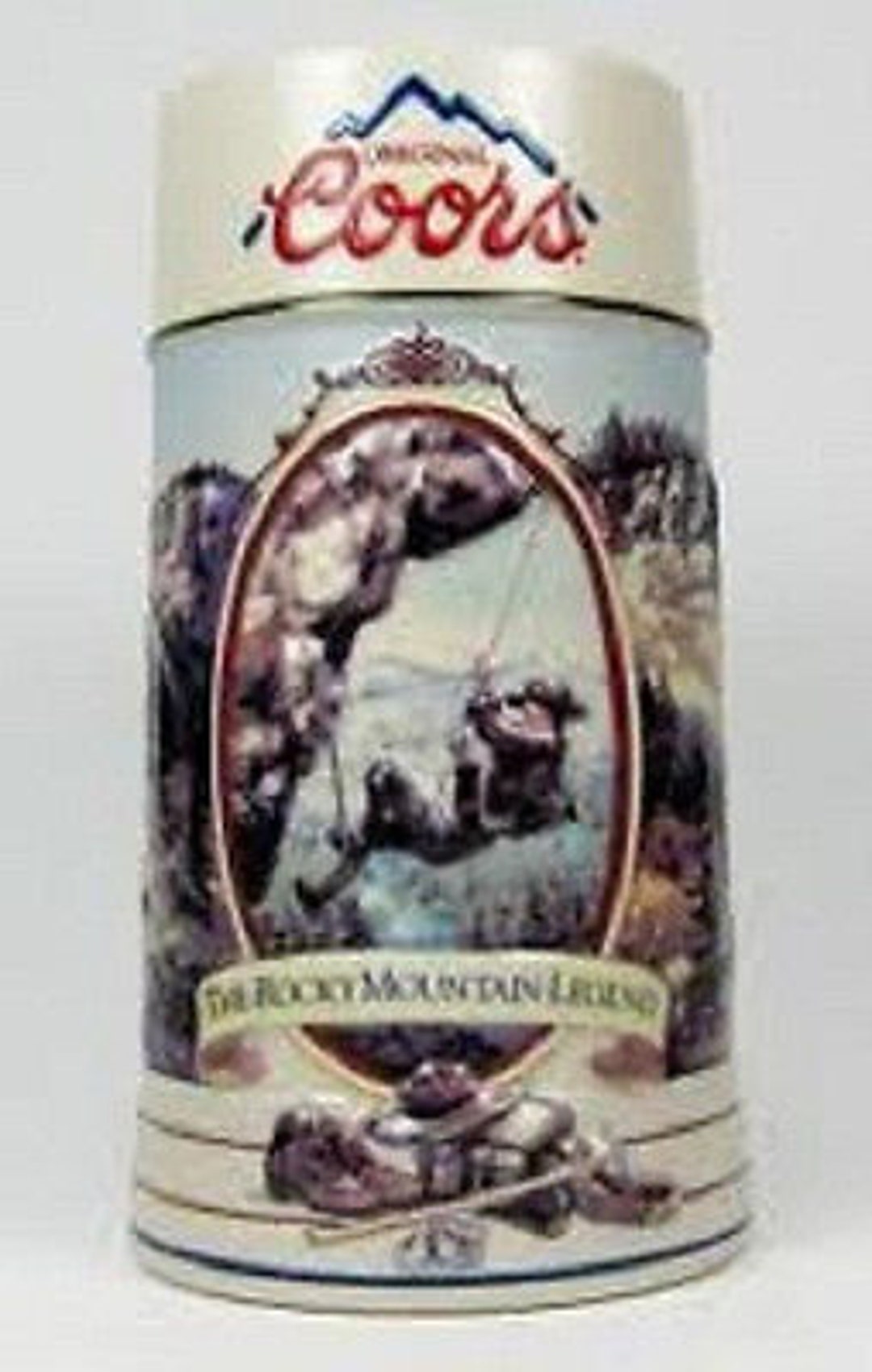 COORS 1994 Coors Beer Stein Collector Ceramarte Rocky Mountain Vintage