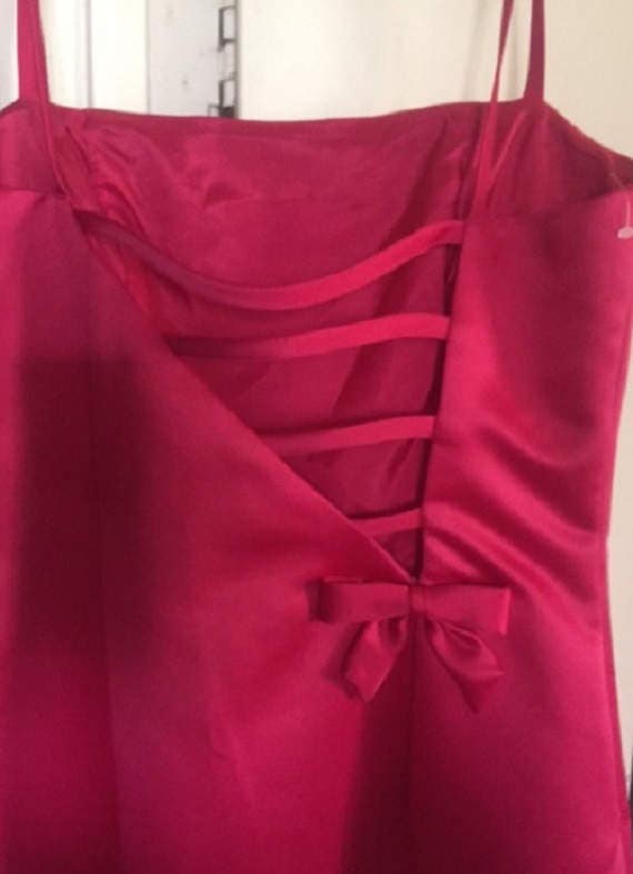 Jessica McClintock Red Formal Dress size 10 Full … - image 2