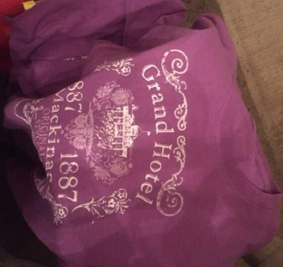 GRAND HOTEL Mackinac, Michigan.Long Sleeved Purple