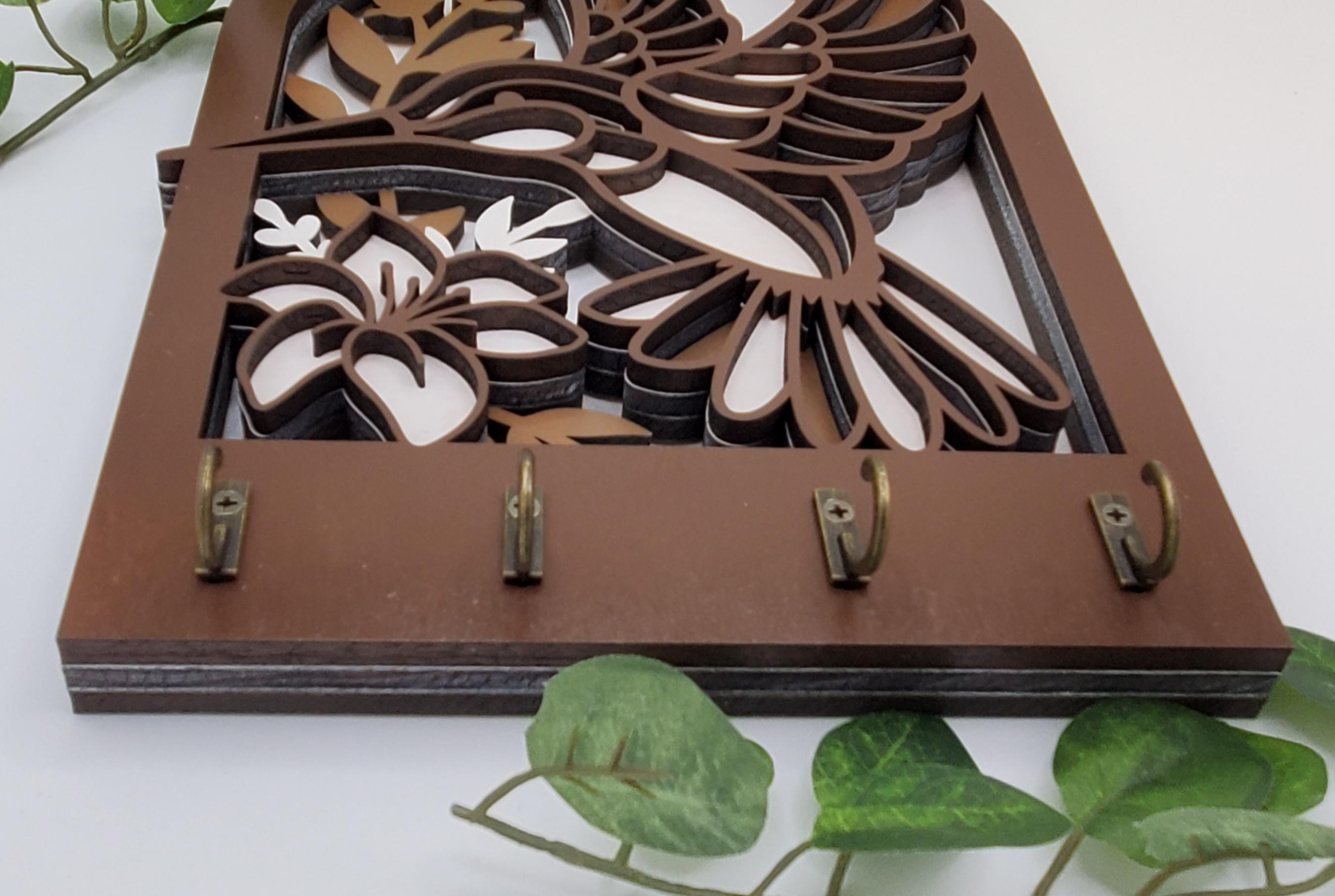 Hummingbird Key Rack, 3 Layers - Etsy