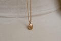 Forget-Me-Not Cremains Urn Necklace - 14k Gold Filled