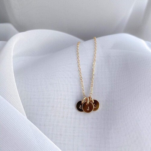 Mini Initial Pendant Necklace 