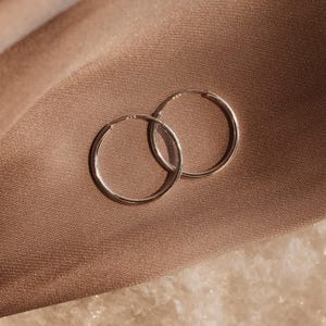 Huggie Hoops - Sterling Silver