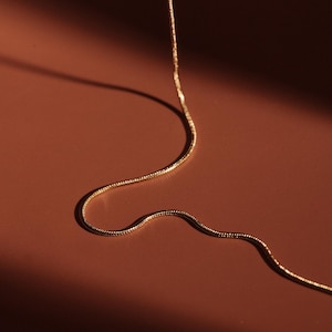 Snake Chain Necklace - 14k Gold Filled