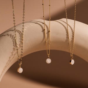 Cremation Necklace - 14k Gold Filled, Pet Cremation Jewelry