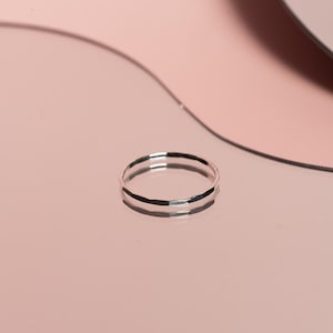 Hammered Ring - Sterling Silver
