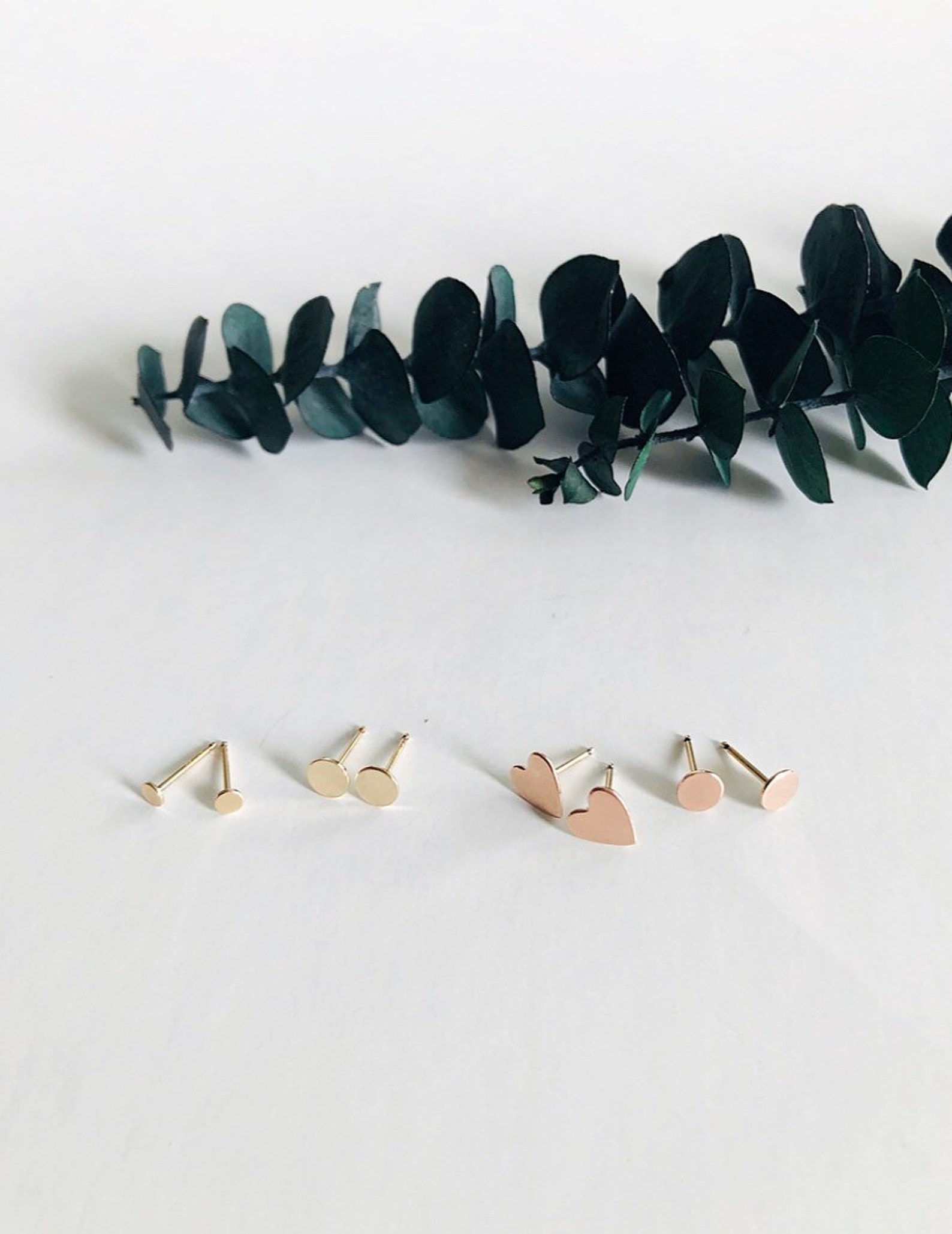 Earrings Gold Prop/Flat - FINK