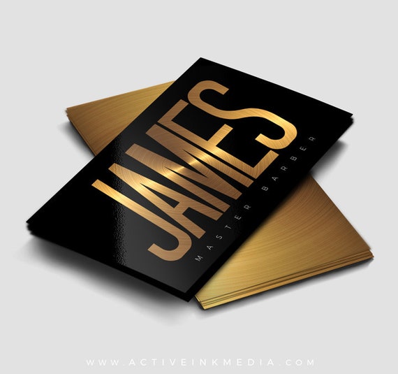 Barber Business Card Design Barber Salon Hair Stylist Etsy