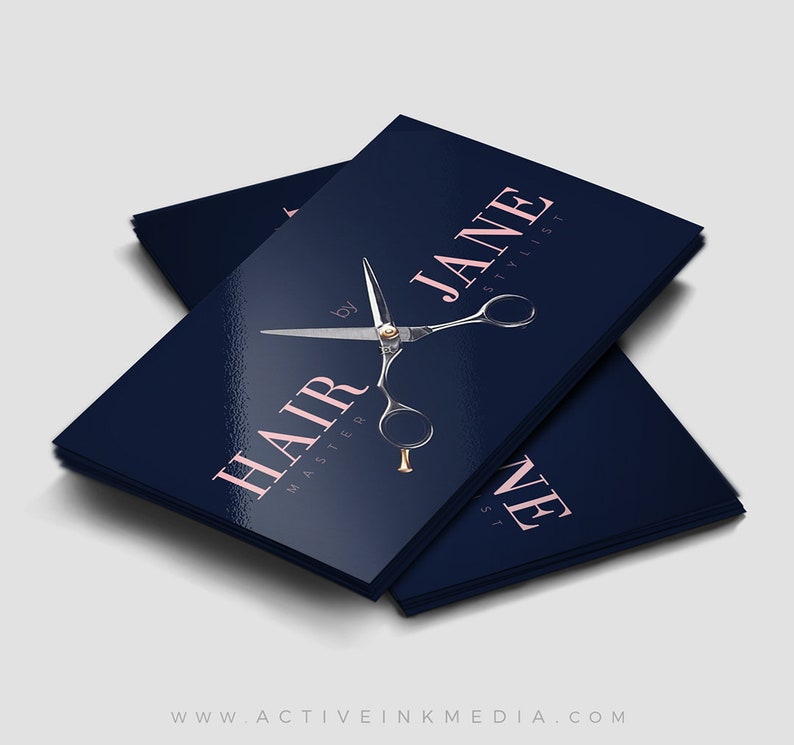 Hair Stylist Business Cards Barber Hairstylist Etsy