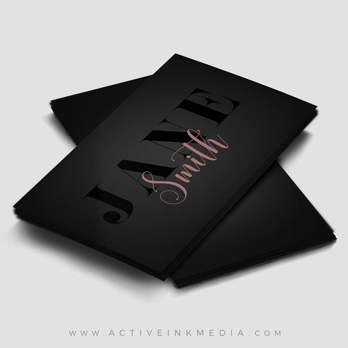 Hair Extensions Business Card Design Hair Stylist Business Etsy