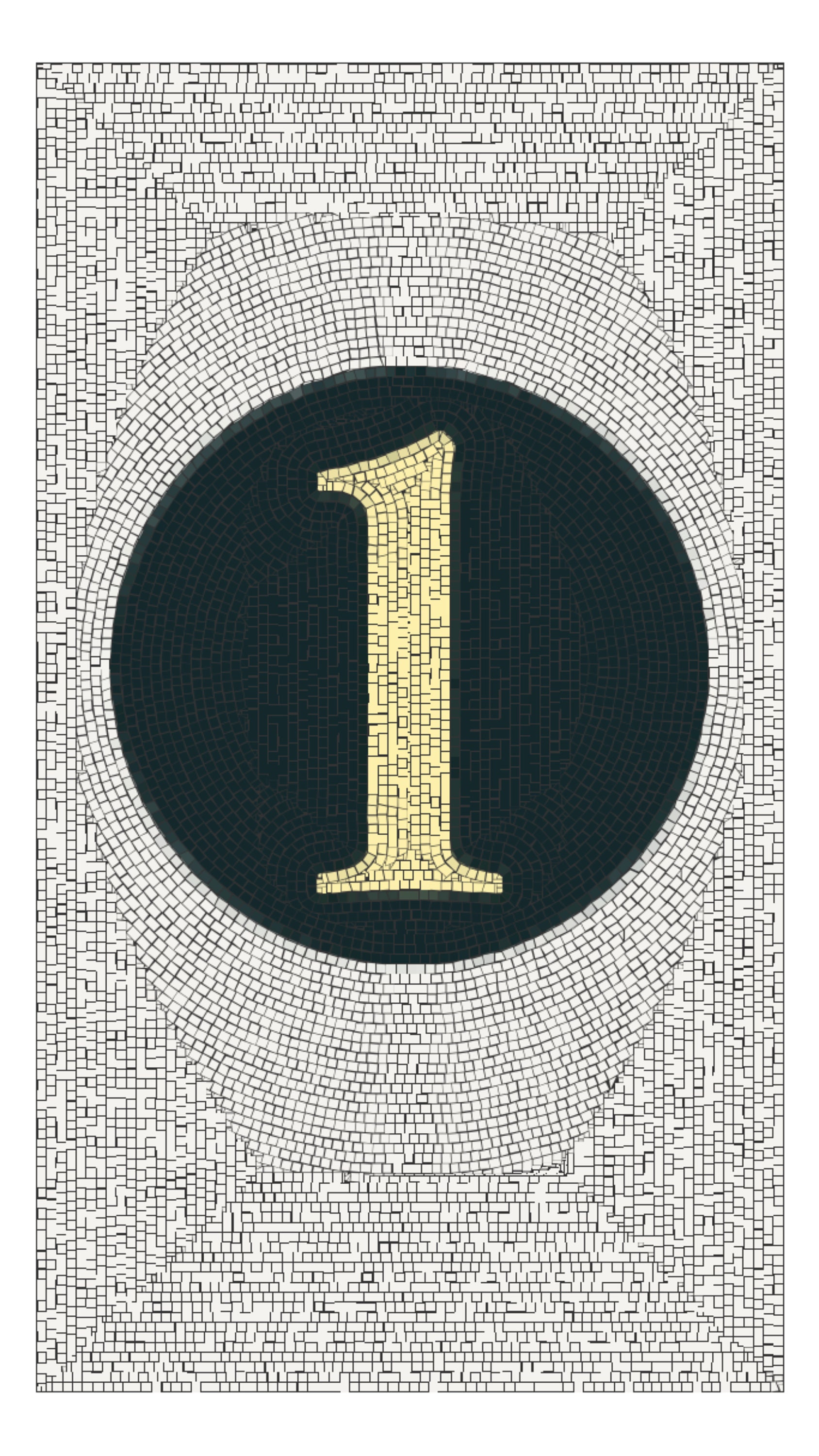 House Number Patterns Modern House Number Printable Mosaic Pattern Templates PDF Downloads 0 ...