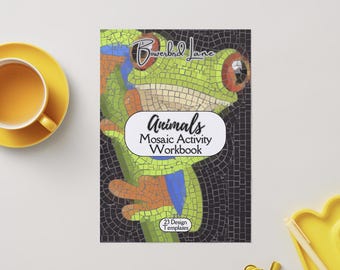 Animal Printable Mosaic pattern templates PDF downloads
