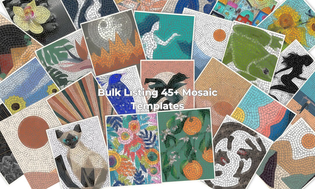 45+ Printable Mosaic Pattern Templates PDF Download (for Christine) - Etsy
