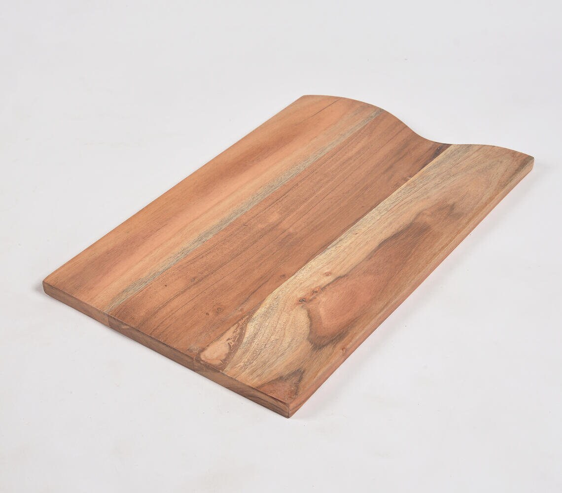 Tabla de servir de madera de acacia hecha a mano Etsy México
