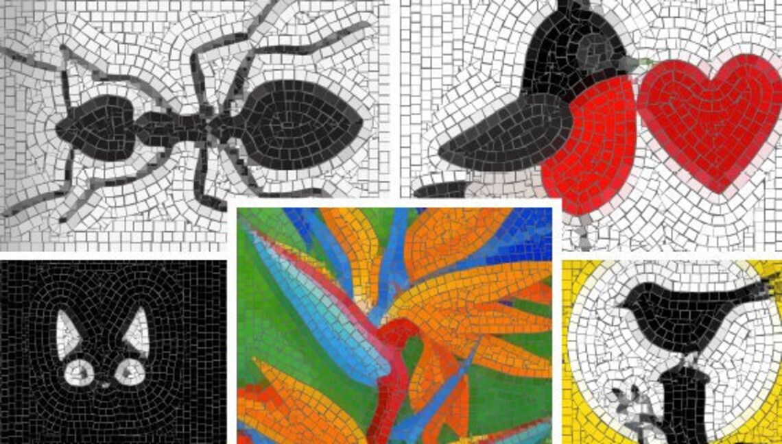 25 Printable Mosaic Pattern Templates PDF Download - Etsy