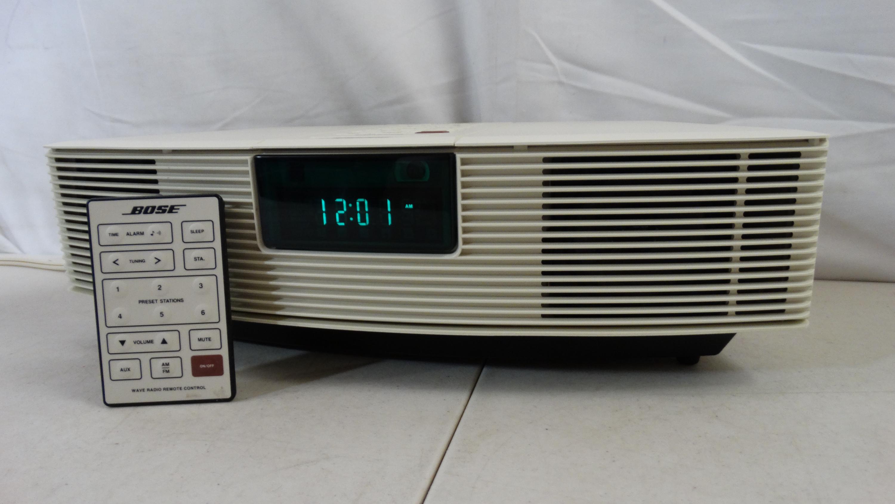 Bose Wave Radio AM/FM Alarm Clock Original Platinum White - Etsy