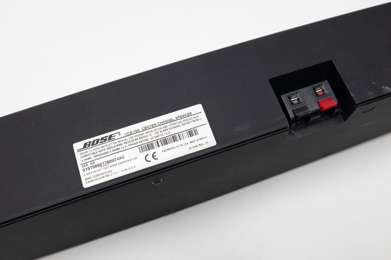 Bose VCS10 Center Channel Speaker black Etsy