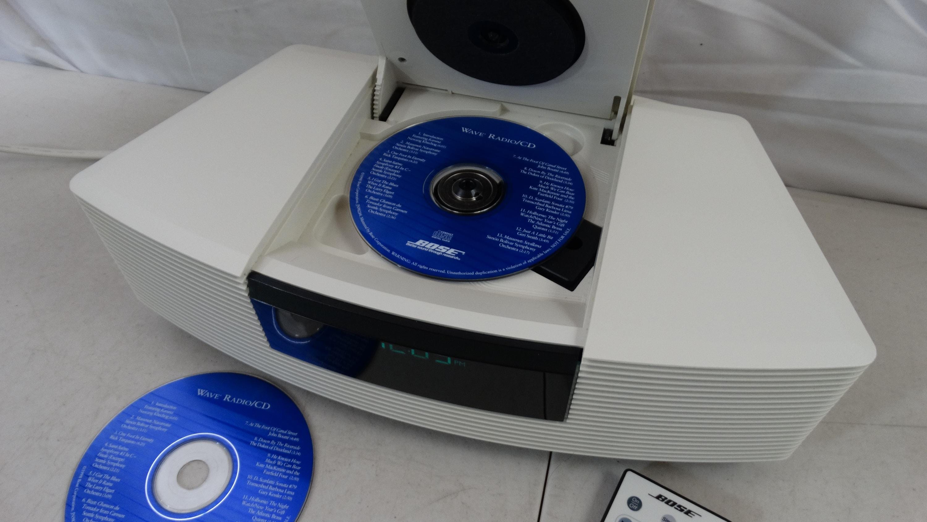 Bose Wave CD Am/fm Radio & Cd Player Alarm Clock Platinum White - Etsy