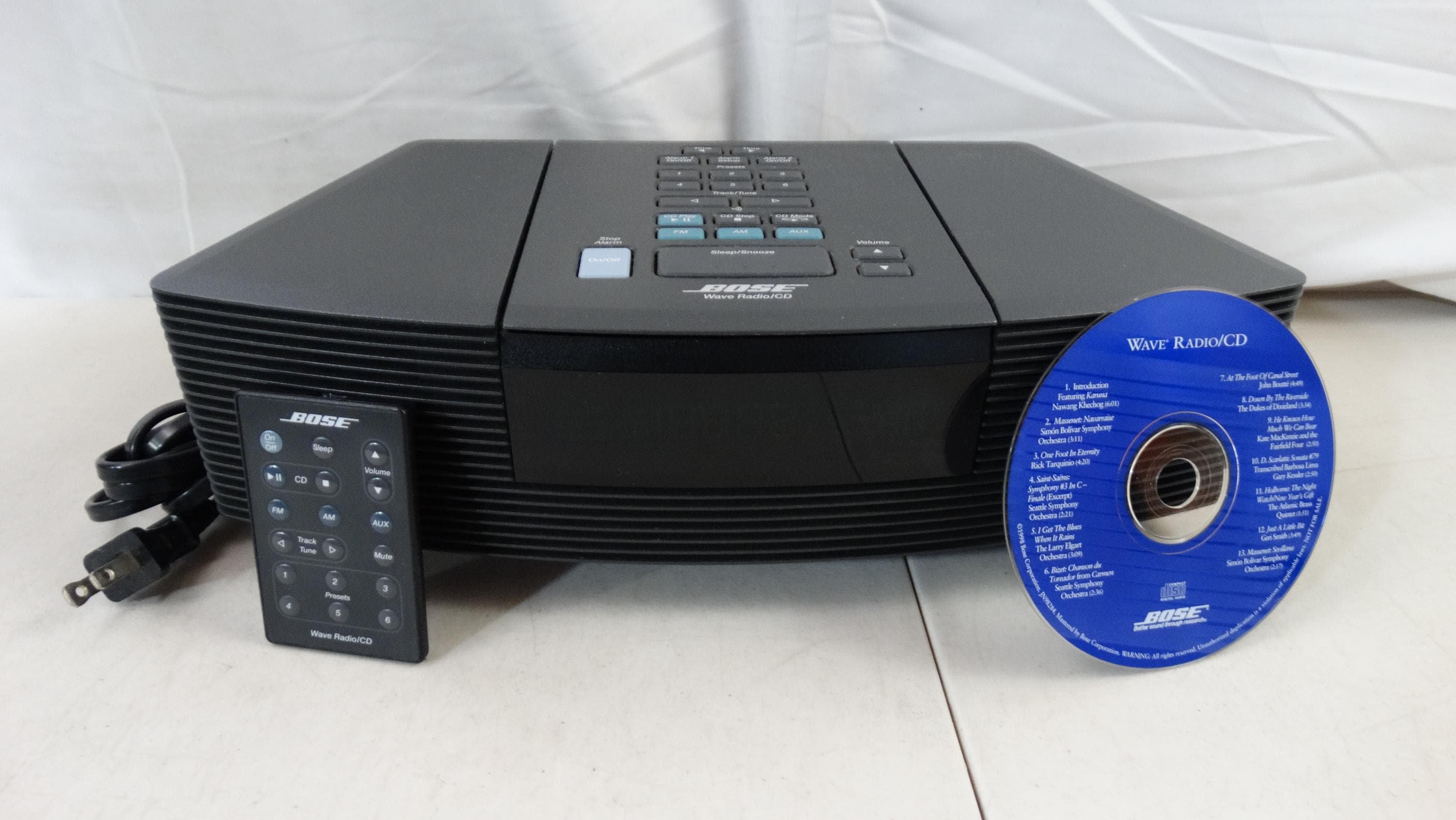Bose Wave CD Am/fm Radio & Cd Player Alarm Clock Graphite Gray - Etsy