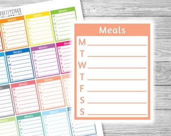 weekly expenses stickers expenses tracker stickers printable etsy