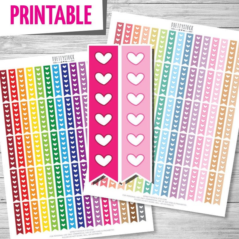 Checklist Stickers Printable Stickers Planner Stickers Flag | Etsy