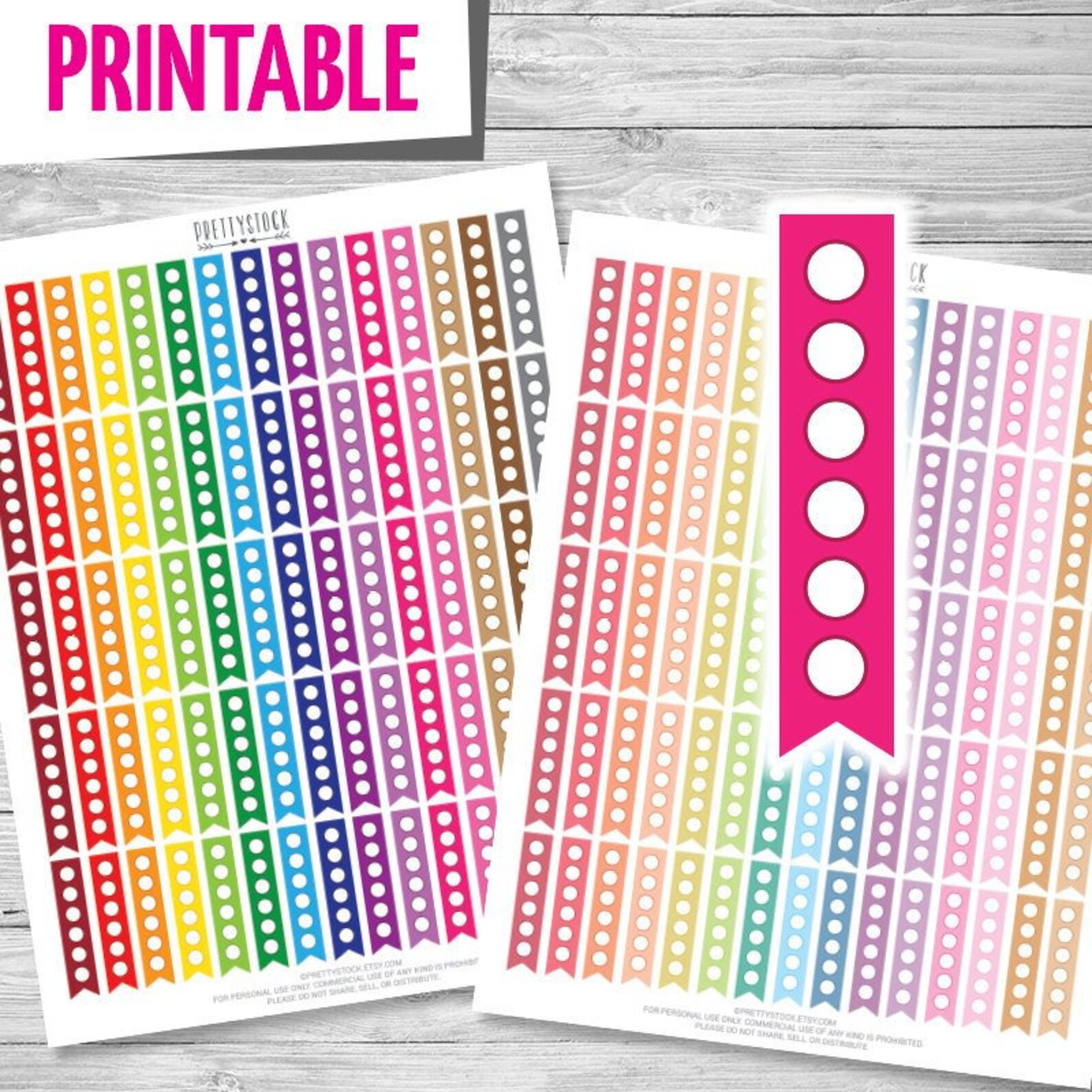Checklist Stickers Printable Stickers Planner Stickers - Etsy