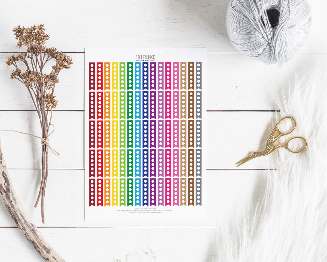 Checklist Stickers Printable Stickers Planner Stickers - Etsy