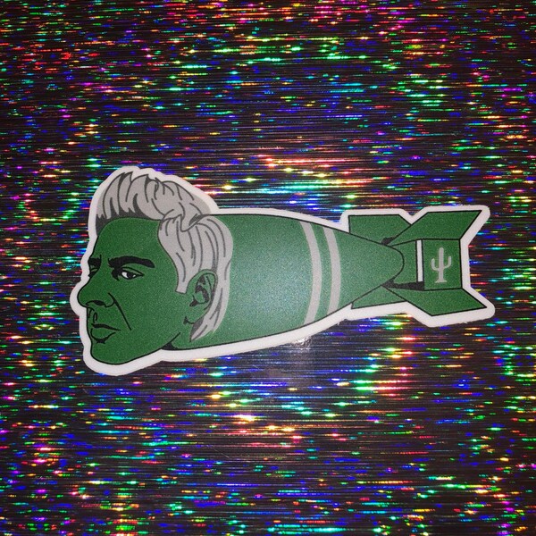 Cactus Bomb Sticker