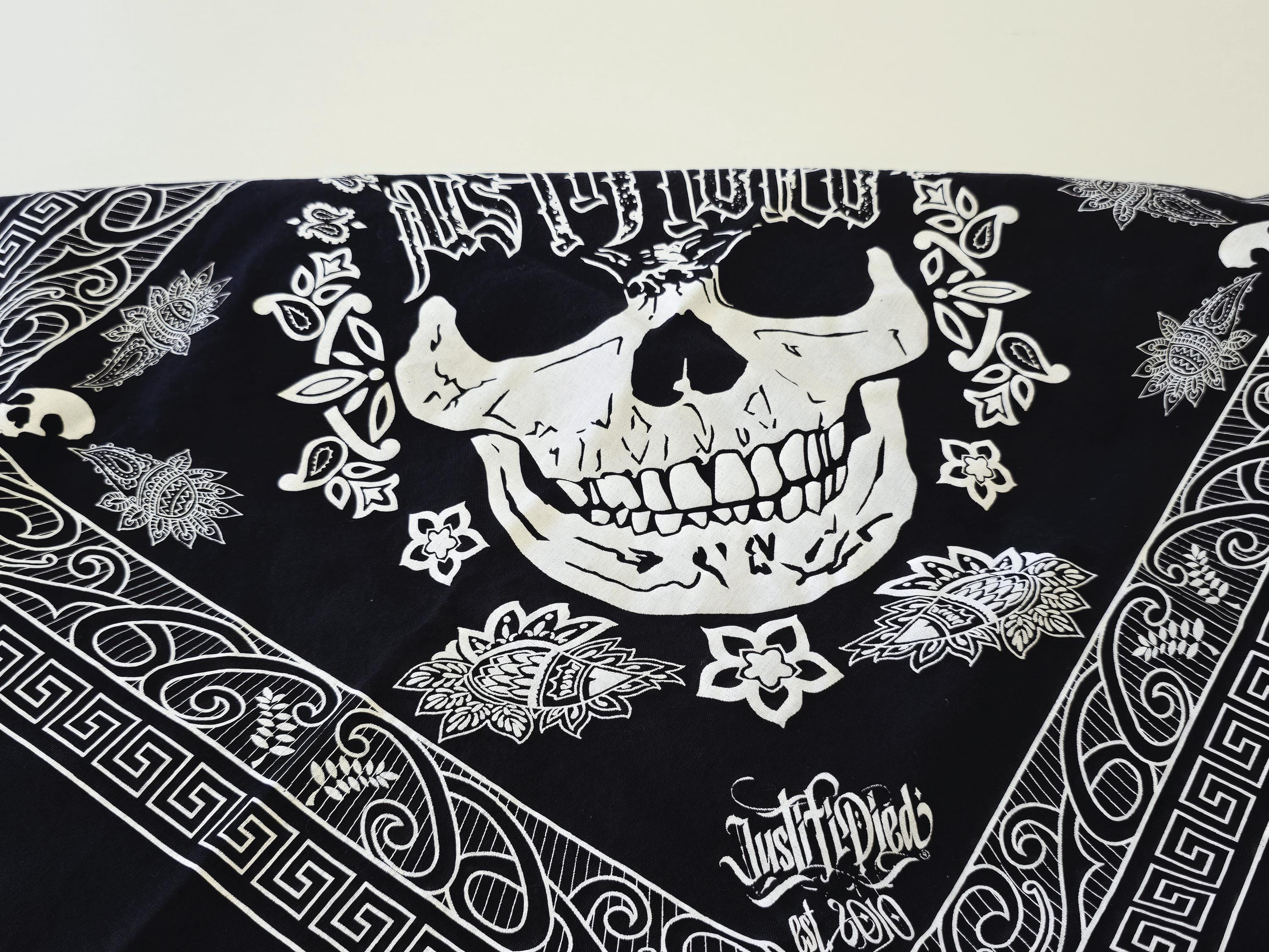 Skull Bandana - FULL - Etsy