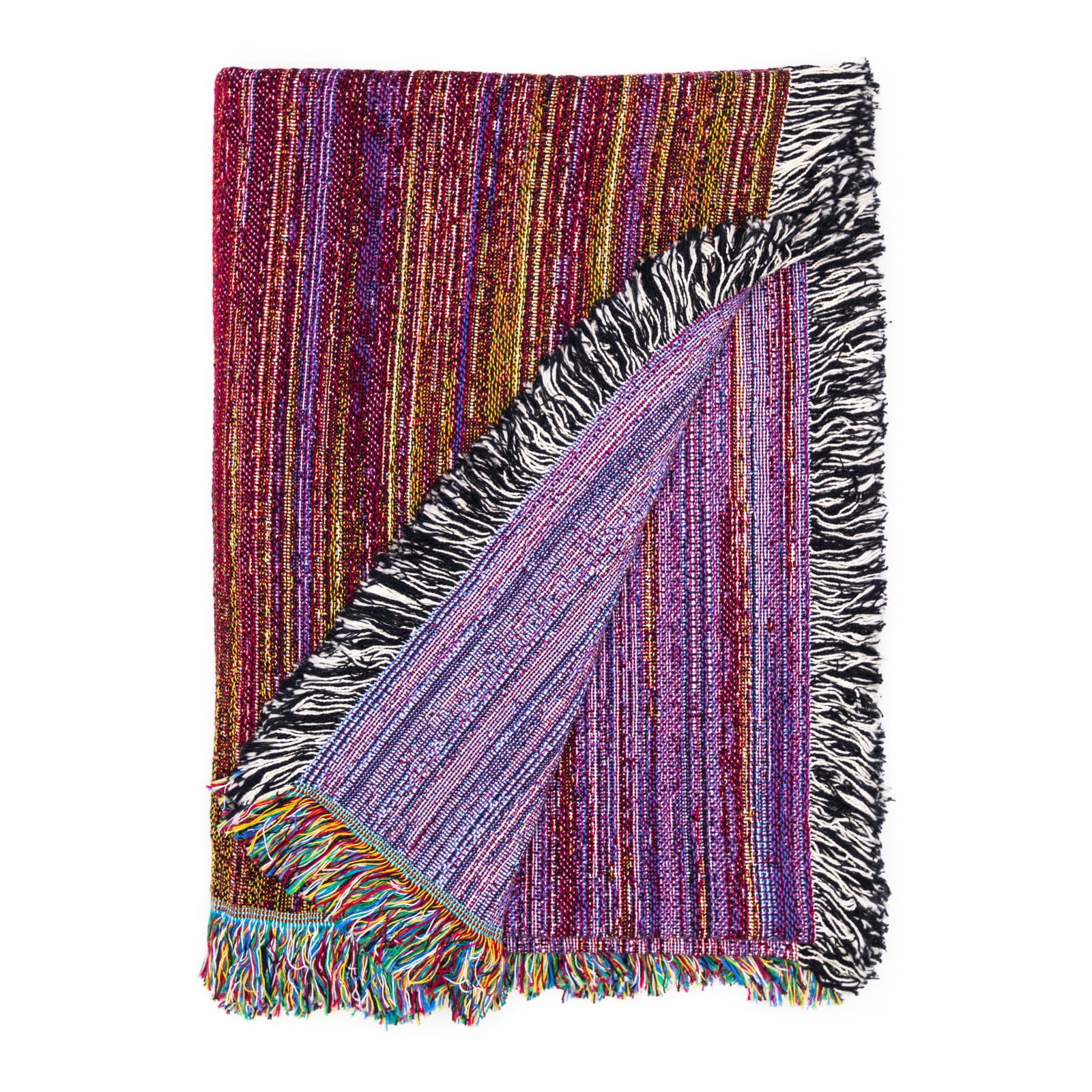 DCP_0077 - Jacquard Woven Throw Blanket by Glitch Textiles